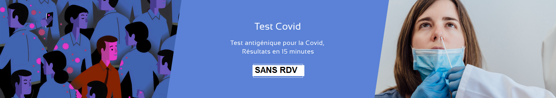 Tests antigéniques sans RDV