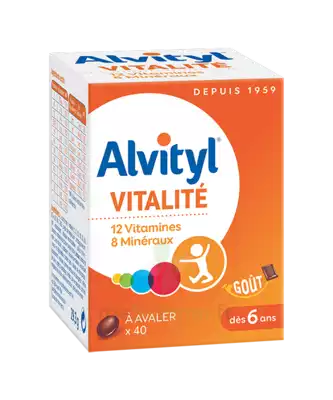 Alvityl Vitalité à Avaler Comprimés B/40 à Bordeaux